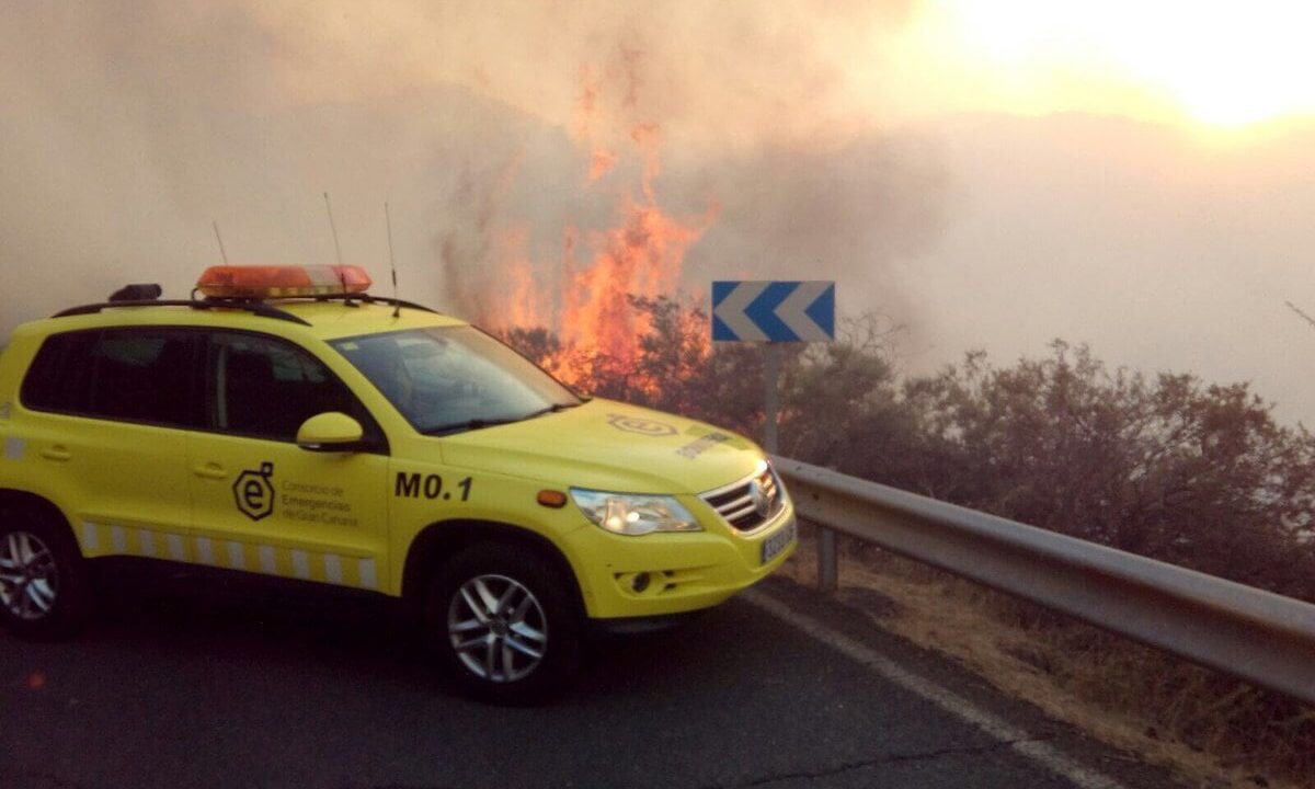 Verheerender Waldbrand wütet auf Gran Canaria