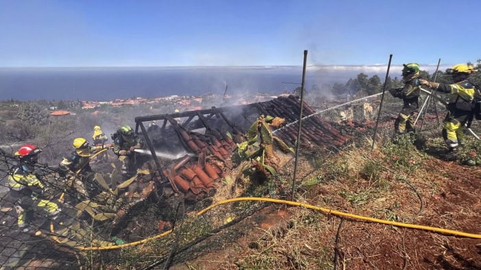 Waldbrand La Palma Haus 07-2023 Eirif