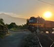 Waldbrand Teneriffa Feuerwehr Sonnenaufgang