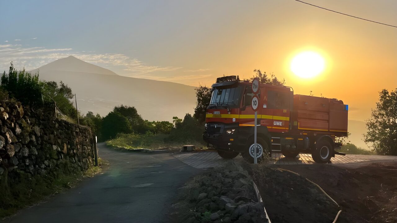 Brand in Finca España auf Teneriffa: Feuerwehr kämpft mit extremer Hitze