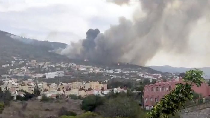Waldbrand Teneriffa Nord neu 10-2023