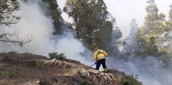 Waldbrand Gran Canaria Weihnachten 2020 Cabildo