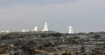 Waldbrand Teneriffa Izana Observatorio Aemet 08-2023
