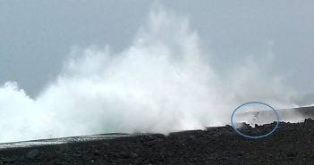 Teneriffa Wellenwarnung ignoriert Kreis groß