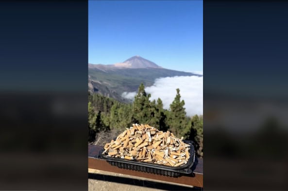 Zigaretten Mirador Teide Teneriffa